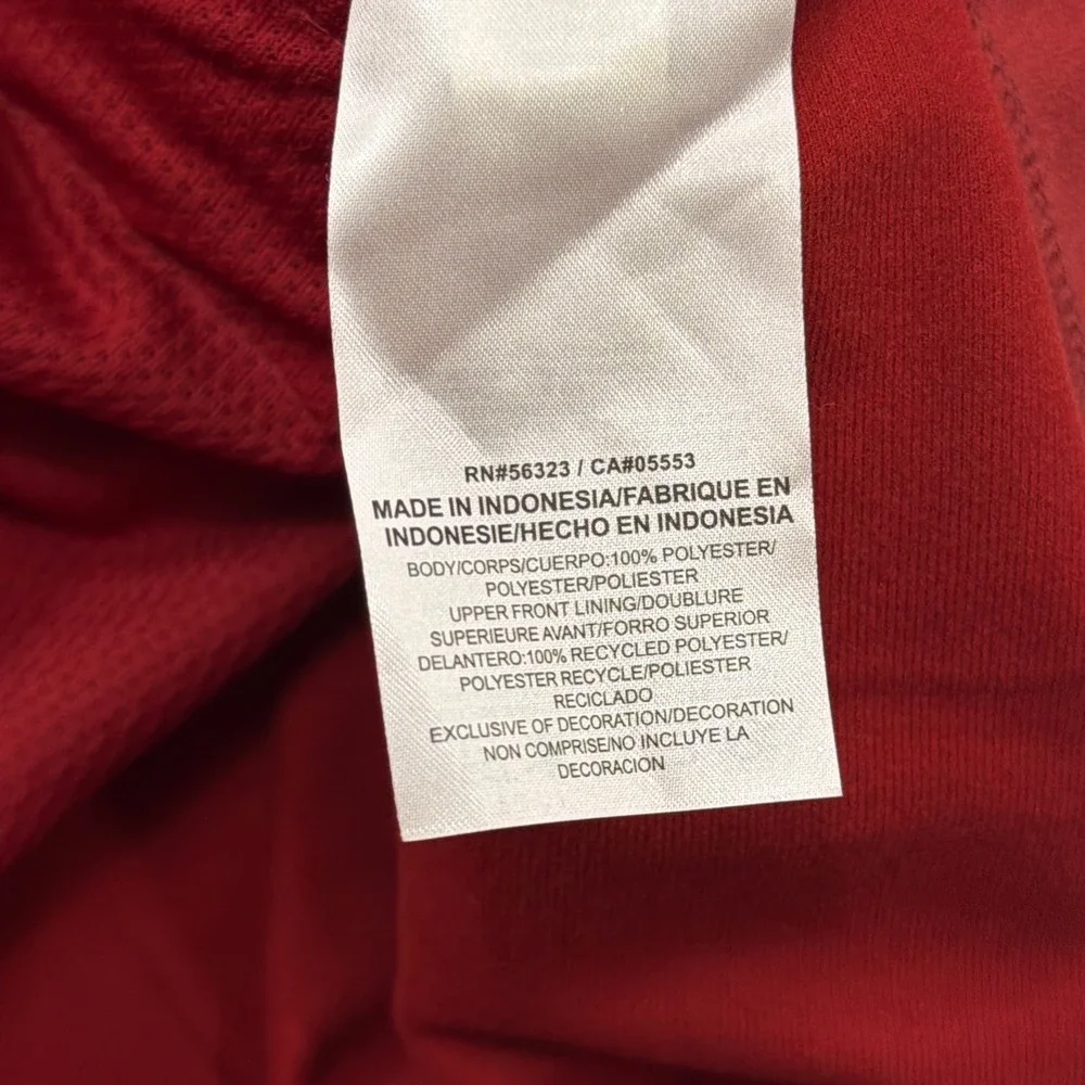 Nike Jacket Arkansas Razorbacks Full Zip Sideline Red Mens XXL